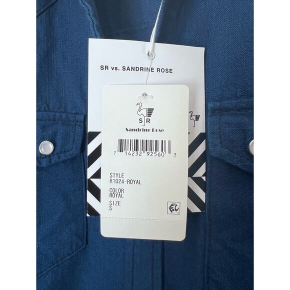 Free People x Sandrine Rose Pearl Button Western Shirt - Small - NWT - Picture 5 of 6